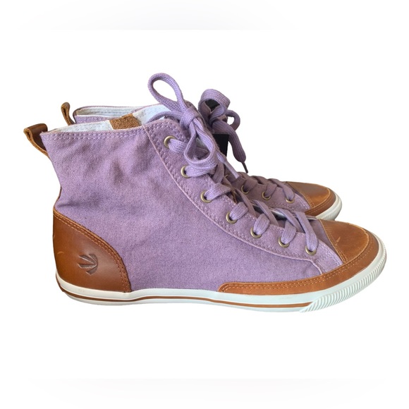 NWT Burnetie High Top Vintage Zipper Sneakers - Picture 7 of 14